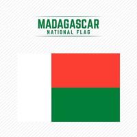 drapeau national de Madagascar vecteur