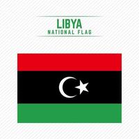 drapeau national de la libye vecteur