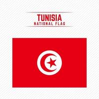 drapeau national de la tunisie vecteur