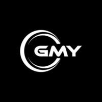 gmy logo conception, inspiration pour une unique identité. moderne élégance et Créatif conception. filigrane votre Succès avec le frappant cette logo. vecteur