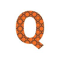 q lettre logo ou q texte logo et q mot logo conception. vecteur