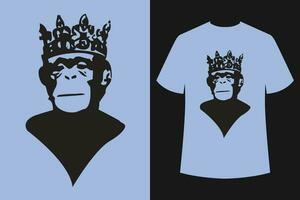 singe et gorille T-shirt conception vecteur