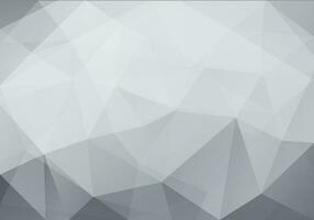 abstrait gris polygonal Contexte avec blanc Triangles vecteur