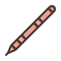 crayon vecteur épais ligne rempli couleurs icône pour personnel et commercial utiliser.