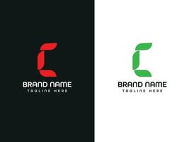 création de logo de lettre vecteur