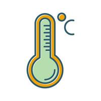 icône de vecteur de thermomètre