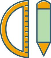 icône de vecteur d'outils de géométrie