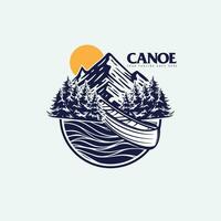 canoë logo vecteur