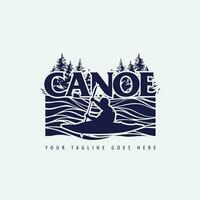 canoë logo vecteur