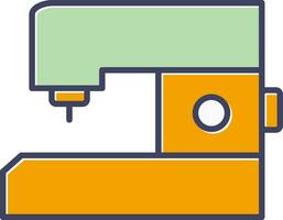 icône de vecteur de machine à coudre