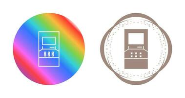 icône de vecteur de distributeur automatique de billets