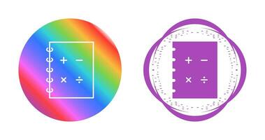 icône de vecteur de mathématiques