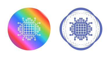 icône de vecteur de processeur