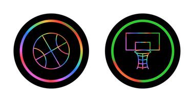 icône de vecteur de panier de basket