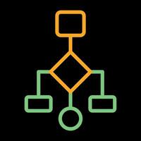 affinité diagramme vecteur icône