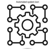 automatique système icône, vecteur illustration.