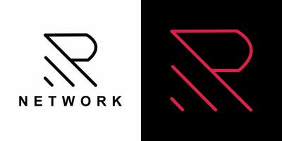 le logo pour réseau, une entreprise cette fournit une Plate-forme pour les développeurs à créer applications vecteur