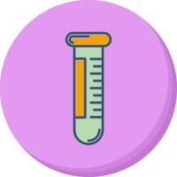 icône de vecteur de tubes d'échantillons