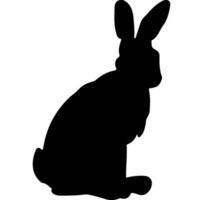 vecteur de silhouette de lapin