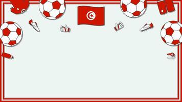 Football Contexte conception modèle. Football dessin animé vecteur illustration. compétition dans Tunisie