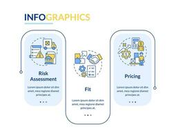 2d vendeur la gestion vecteur infographie modèle avec mince linéaire Icônes concept, Les données visualisation avec 3 pas, processus chronologie graphique.