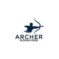 archer logo vecteur, Créatif archer logo conception modèle vecteur