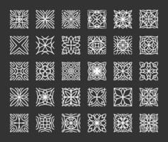 géométrique ornement décoratif éléments vecteur collection