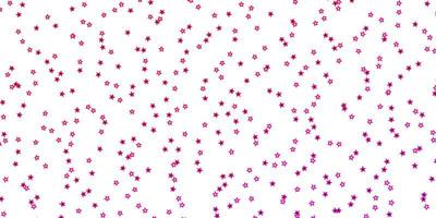 disposition vectorielle violet foncé, rose avec des étoiles brillantes. illustration colorée dans un style abstrait avec des étoiles dégradées. modèle pour les sites Web, pages de destination. vecteur