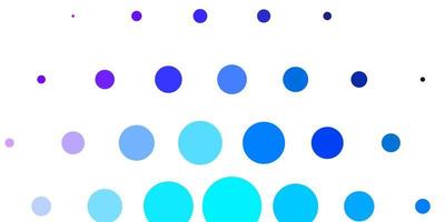 motif vectoriel rose clair, bleu avec des sphères. illustration avec un ensemble de sphères abstraites colorées brillantes. conception d'affiches, bannières.