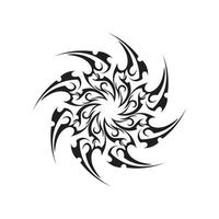 tatouage ethnique tribal icône vector illustration design logo