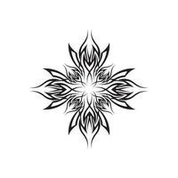 tatouage ethnique tribal icône vector illustration design logo