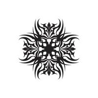 tatouage ethnique tribal icône vector illustration design logo