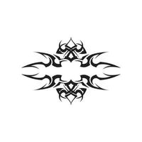 tatouage ethnique tribal icône vector illustration design logo