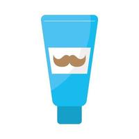 tube de crème avec produit moustache vecteur