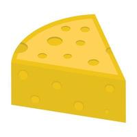 concepts de tranche de fromage vecteur