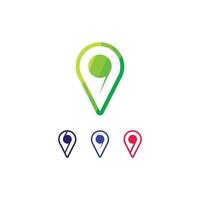 icône de localisation, logo de carte pour les cartes google maps, signe, itinéraire, position, symbole et logo vectoriel