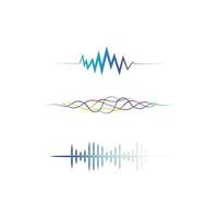 illustration vectorielle des ondes sonores