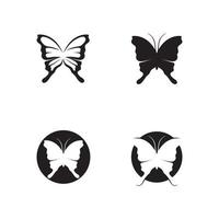vecteur papillon conceptuel simple icône logo vecteur animal insecte