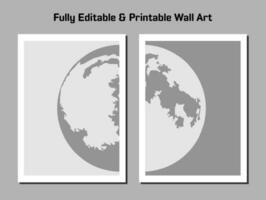 mur art modifiable vecteur