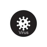 vecteur d'icône de virus