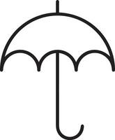 parapluie protection icône symbole vecteur image. illustration de le sécurité protéger parapluie Sécurité conception image