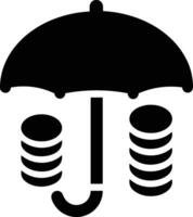 parapluie protection icône symbole vecteur image. illustration de le sécurité protéger parapluie Sécurité conception image