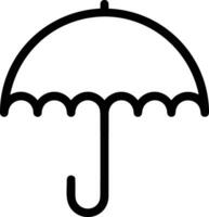 parapluie protection icône symbole vecteur image. illustration de le sécurité protéger parapluie Sécurité conception image