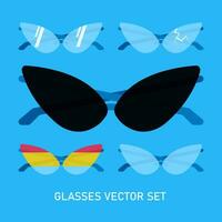 des lunettes vecteur ensemble collection