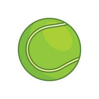 modèle de conception de vecteur icône balle de tennis simple et propre