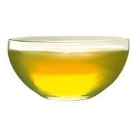 vierge olive pétrole dans transparent verre bol isolé main tiré La peinture illustration vecteur