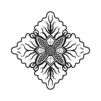 Javanais batik icône sans couture modèle vecteur image