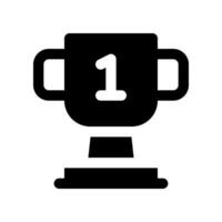 trophée solide icône. vecteur icône pour votre site Internet, mobile, présentation, et logo conception.