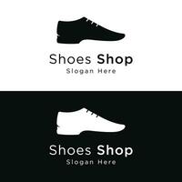 Pour des hommes chaussure logo modèle conception pour fonctionnement ou sport.logo pour chaussure boutique, mode et entreprise. vecteur