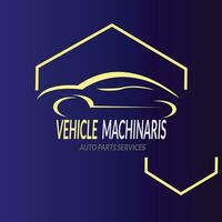 logo de voiture de course vecteur